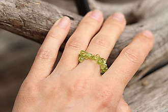 Prstene - Prsteň olivín - 16589724_