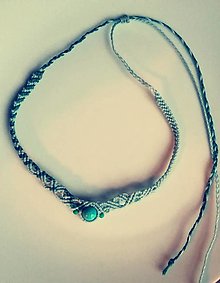 Náhrdelníky - Macrame náhrdelník - 16590523_