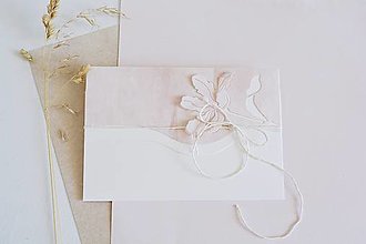Papiernictvo - Svadobná obálka na peniaze - kvety na ružovej (Kvet 2) - 16593048_