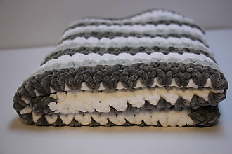 Detský textil - Háčkovaná deka pro Tobíka - 16592727_
