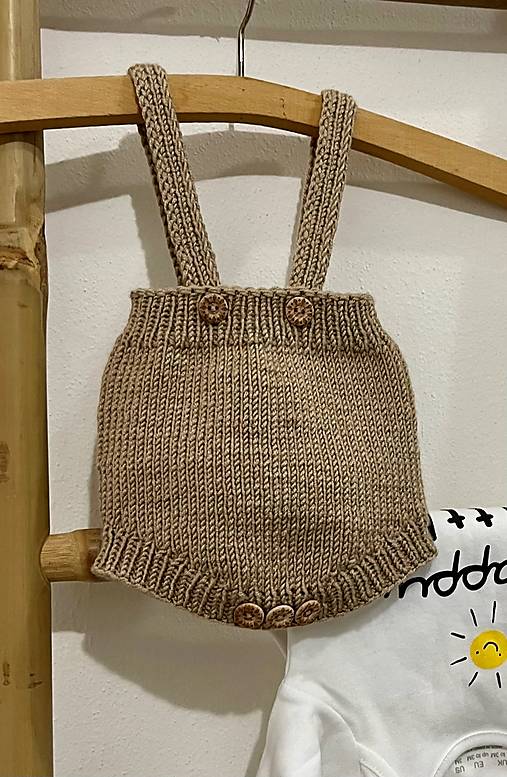 Nohavice - Pletené kraťasy - 16593227_