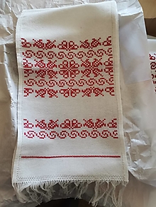 Úžitkový textil - ľanový ručník - 16592381_