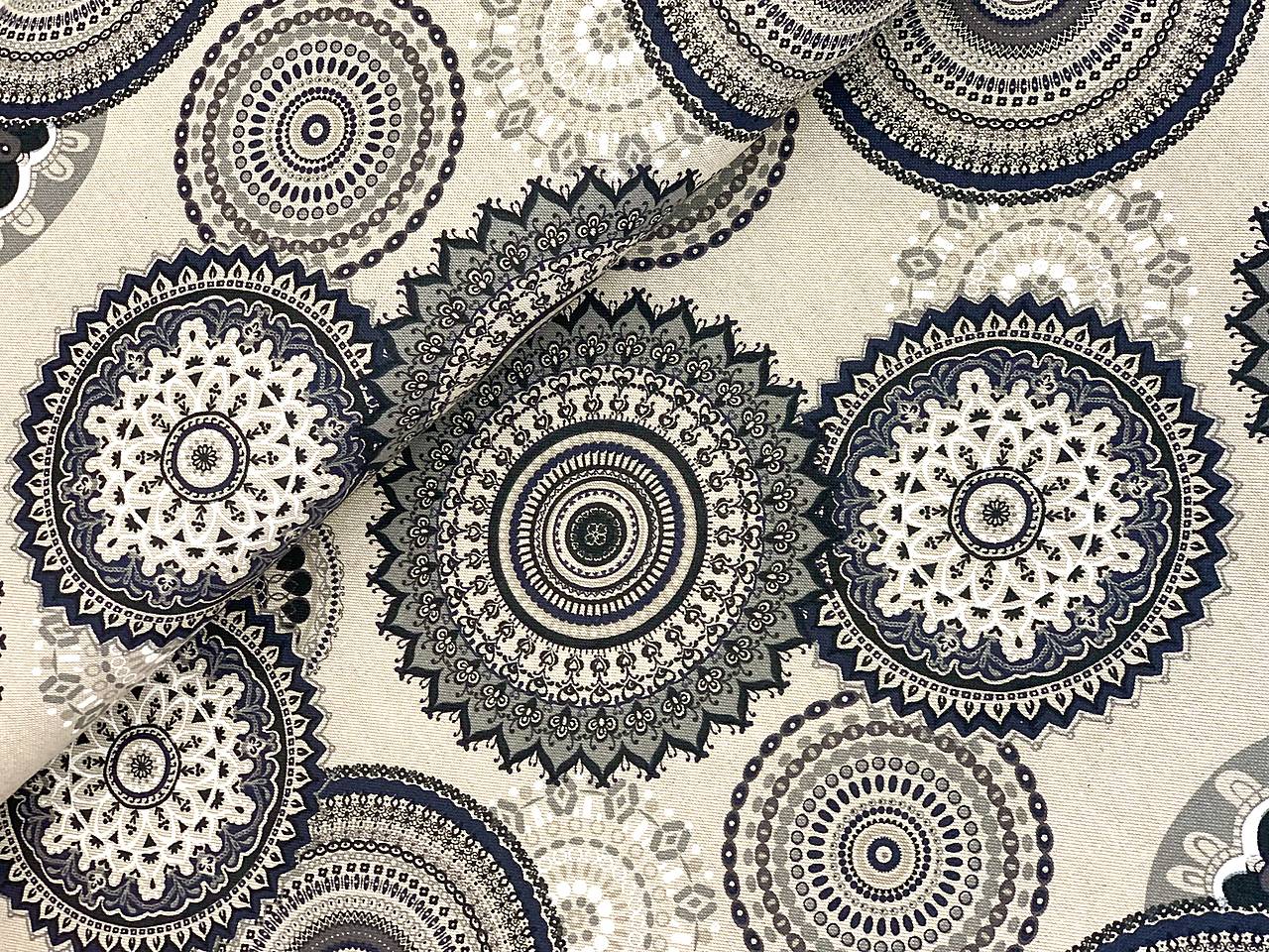 ❤️BAVLNA DEKOR TALIANSKO ❤️ MANDALA ❤️