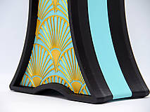 Dekorácie - Stojan na slúchadlá so vzorom - Art Deco - 16592550_