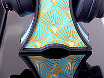 Dekorácie - Stojan na slúchadlá so vzorom - Art Deco - 16592556_