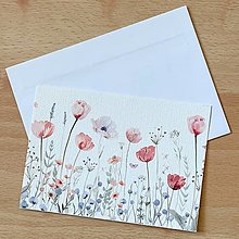 Papiernictvo - Pohľadnica Kvety C0007 (Lúčne kvety) - 16593104_
