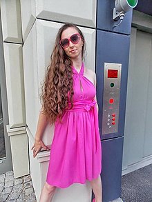Šaty - Ružové letné - 16593473_