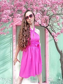 Šaty - Ružové letné - 16593519_
