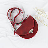 Kabelky - Kožená kabelka Daphne Raw (crazy červená) - 16594136_