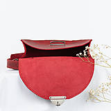 Kabelky - Kožená kabelka Daphne Raw (crazy červená) - 16594137_