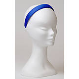 Ozdoby do vlasov - Bavlnená čelenka - modrá "kobalt" - 16595201_