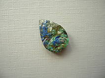 Minerály - Kabošon - azurit 17 mm, č.65f - 16595272_