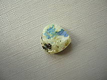 Minerály - Kabošon - azurit 13 mm, č.98f - 16595376_