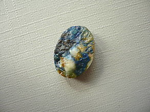 Minerály - Kabošon - azurit 16 mm, č.72f - 16595304_