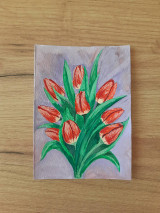 Papiernictvo - Pohľadnica Tulipány - 16594086_