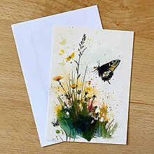 Papiernictvo - Pohľadnica C0009 (Motýľ) - 16593648_