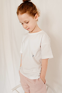 Detské oblečenie - Organic oversized tričko s krátkym rukávom - 16594325_