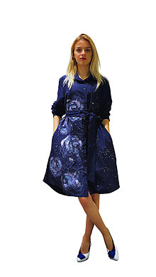 Šaty - Krátke, letné, dámske košelové šaty, vyrobené na slovensku, Lukáčová ART - 16596276_