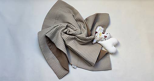 Detská deka Nr.564 (Deka vafle a mušelín)