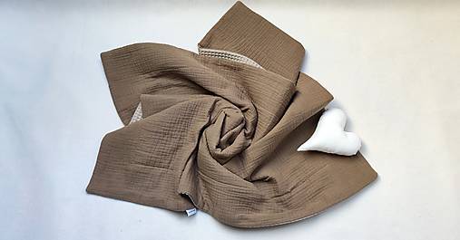 Detská deka Nr.564 (Deka vafle a mušelín)