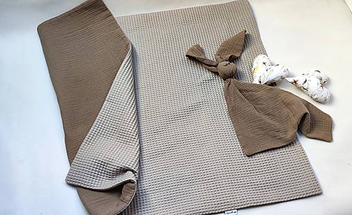 Detská deka Nr.564 (Deka vafle a mušelín)