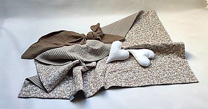 Detský textil - Detská deka Nr.564 (Deka vafle a bavlna) - 16595917_