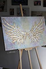Obrazy - Anjelské krídla - 16595978_