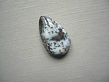 Minerály - Kabošon - dendritický opál 20 mm, č.21Af - 16596772_