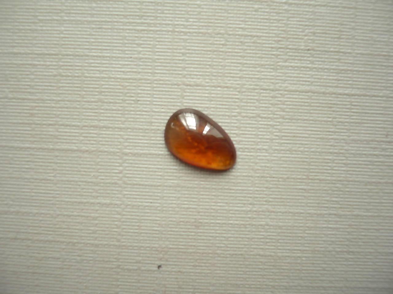 Kabošon - granát hessonit 8 mm, č.91Cf