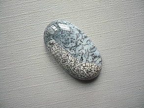 Minerály - Kabošon - dendritický opál 24 mm, č.2Af - 16596730_
