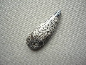 Minerály - Kabošon - dendritický opál 28 mm, č.13Af - 16596751_