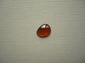 Minerály - Kabošon - granát hessonit 8 mm, č.90Cf - 16597020_