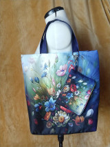 Nákupné tašky - Taška s kvetmi - 16597607_