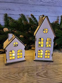 Dekorácie - Vianočné domčeky - 16597513_