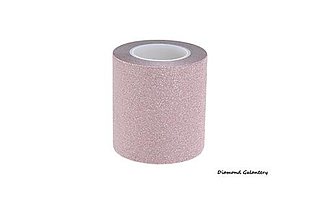 Papier - Samolepiaca trblietava páska- 50 mm - Strieborná - balenie 10 metrov (Ružová) - 16598781_
