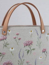 Kabelky - Ručne maľovaná dámska crossbody kabelka "Rose garden" - 16599662_