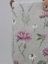 Kabelky - Ručne maľovaná dámska crossbody kabelka "Rose garden" - 16599663_