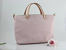 Kabelky - Ručne maľovaná dámska crossbody kabelka "Rose garden" - 16599668_