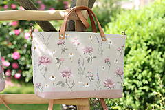 Kabelky - Ručne maľovaná dámska crossbody kabelka "Rose garden" - 16599692_