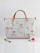 Kabelky - Ručne maľovaná dámska crossbody kabelka "Rose garden" - 16599721_