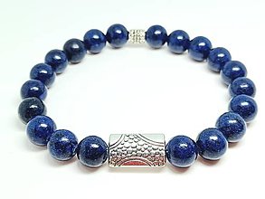 Náramky - Dámsky náramok lapis lazuli - 16599180_