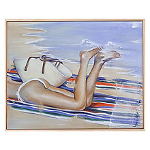 Obrazy - Beach Lover  - maľba - 16599980_