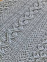Detský textil - Deka do kočíka z Alize Puffy Fine 105x75cm sivo-modrá - 16600417_