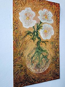 Obrazy - Biele kvety (55x35,5) - 16599574_