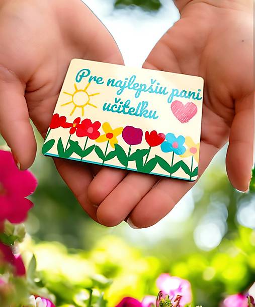Magnetka pre pani učiteľku