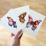 Papiernictvo - Pohľadnica Motýľ C0010 - 16599395_