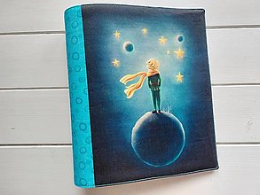 Papiernictvo - Obal na knihu Malý princ na planetě - nastavitelný - 16599800_