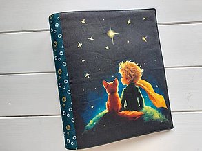 Papiernictvo - Obal na knihu Malý princ s liškou - nastavitelný - 16599812_
