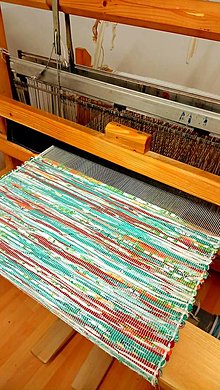 Úžitkový textil - tkany koberec melir - 16600642_