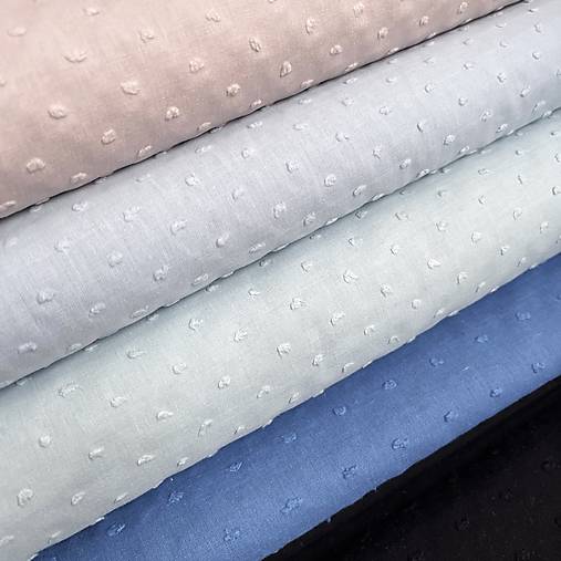 jemný splývavý polopriehľadný bavlnený batist, 100 % bavlna, šírka 145 cm  (baby blue)